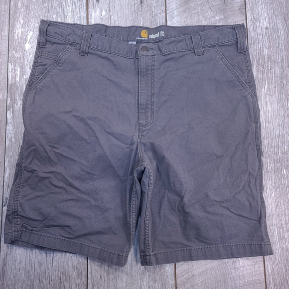 Carhartt Other - Carhartt Work Shorts Mens 42 Gray Relaxed Fit Canvas Rugged Flex 102514-039